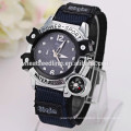 Fabric watchband men sport watch